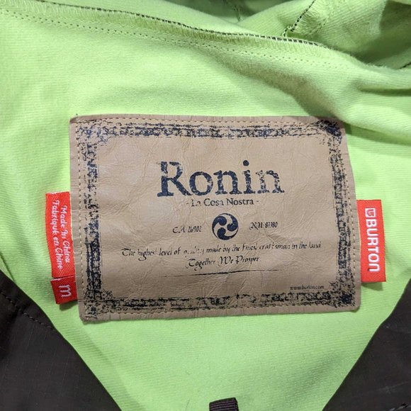 💖HP💖 Burton Ronin La Cosa Nostra Womens Brown Snowboard Jacket - Picture 2 of 14